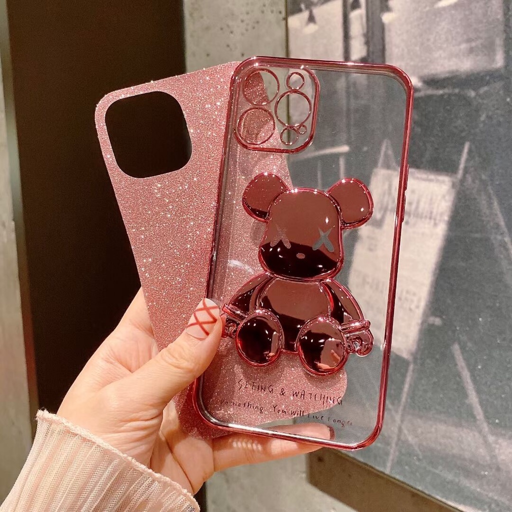 Ốp Điện Thoại Họa Tiết Gấu Nhiều Màu Sắc Dành Cho iphone 13 Pro Max Xr X / Xs Xs Max 1112 Pro 12 Pro Max