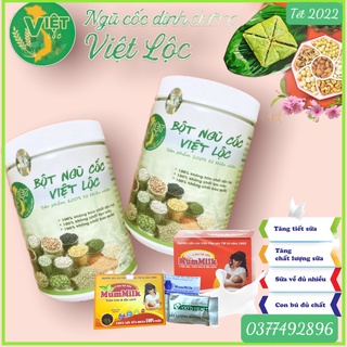 Bột ngũ cốc Việt Lộc FREESHIP mẹ Bầu mẹ sau sinh Lợi sữa tăng giảm cân an