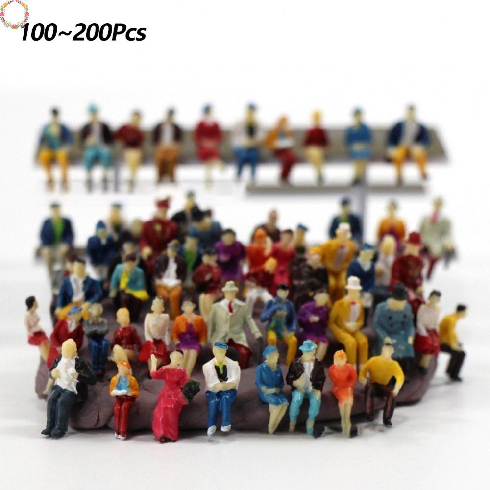 100/200 tỷ lệ nâng cao 1:87 mannequin set DIY bàn cát xây dựng mô hình vật liệu cảnh quan cảnh mô hình bàn cát mô hình nhân vật phản diện