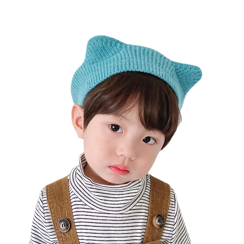 Mũ kiểu dệt kim BANMA giữ ấm cho bé vào mùa đông
