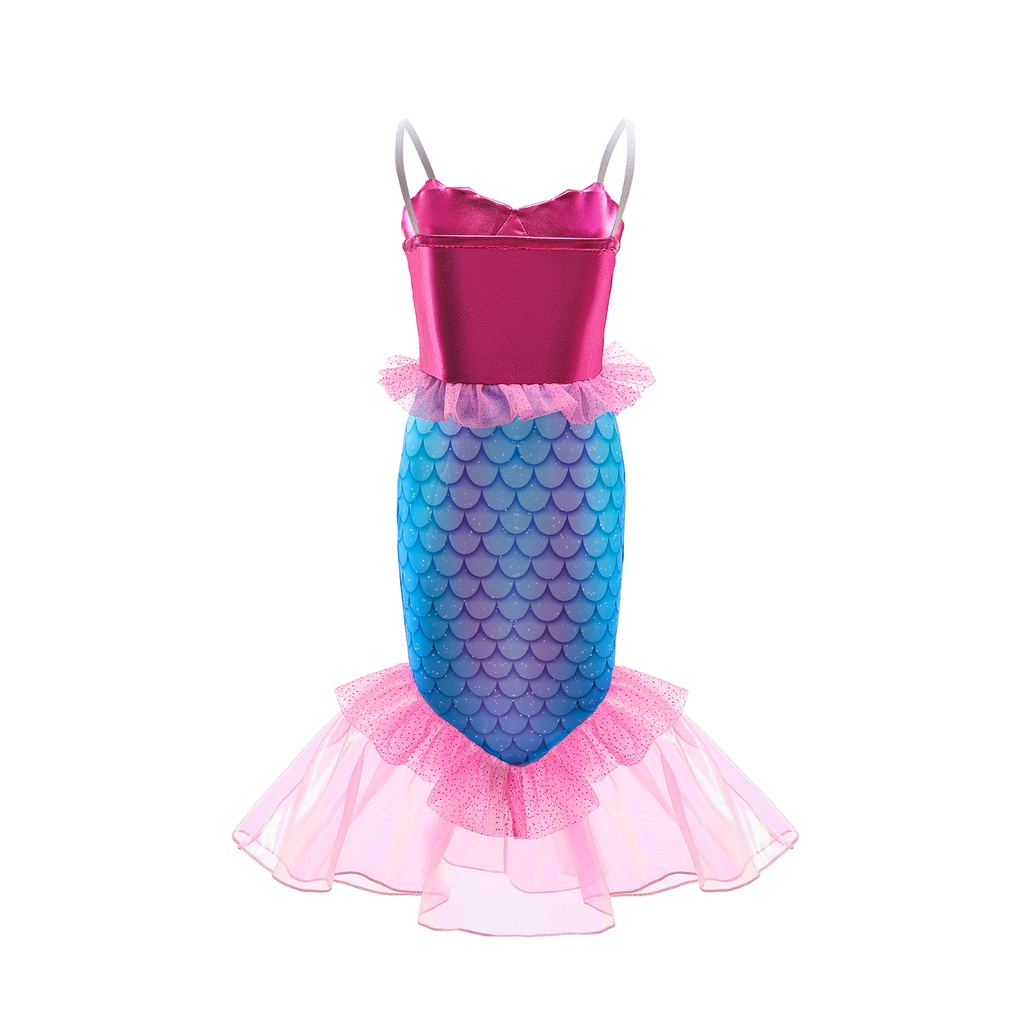 Bộ Đầm Hóa Trang Nàng Tiên Cá Xinh Xắn Dành Cho Bé Gái K52TSBB