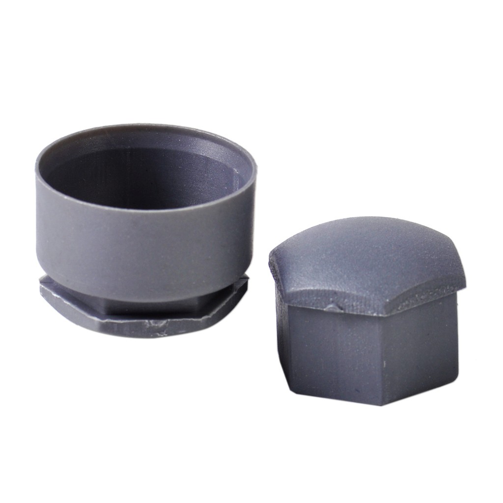 Bộ 16 Nắp Chụp Đai Ốc Bánh Xe Hơi + 4 Nắp Khóa Cho VW Audi Skoda Seat