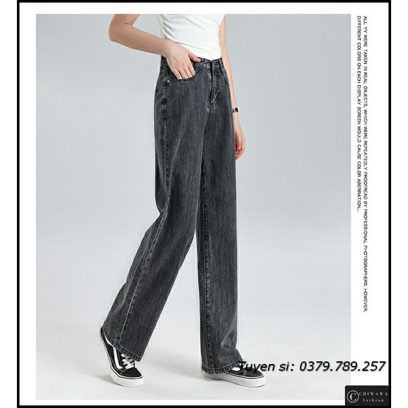 [Sỉ] Quần jean nữ baggy giá rẻ TA06