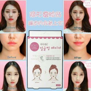 Hộp 40 miếng dán thon gọn mặt