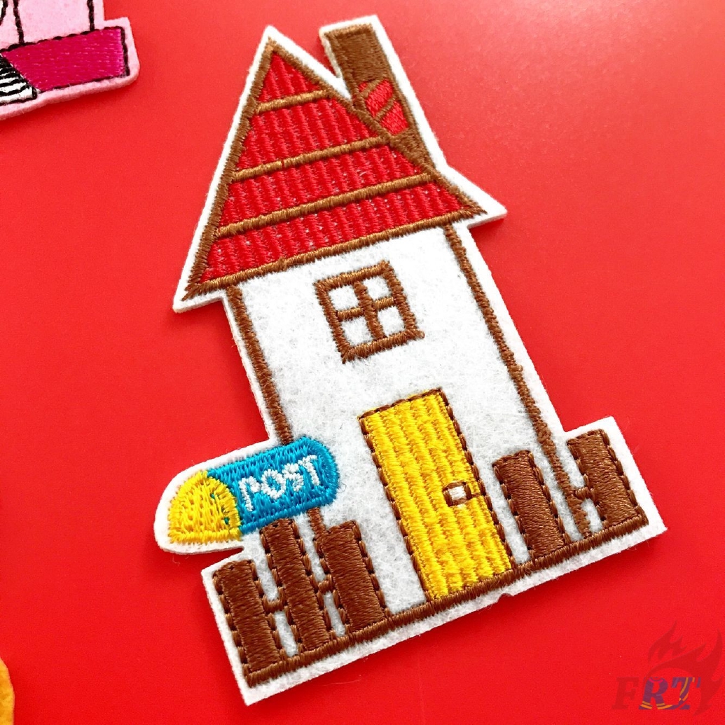 Miếng vá ủi quần áo DIY hình ngôi nhà truyện cổ tích của Grimm