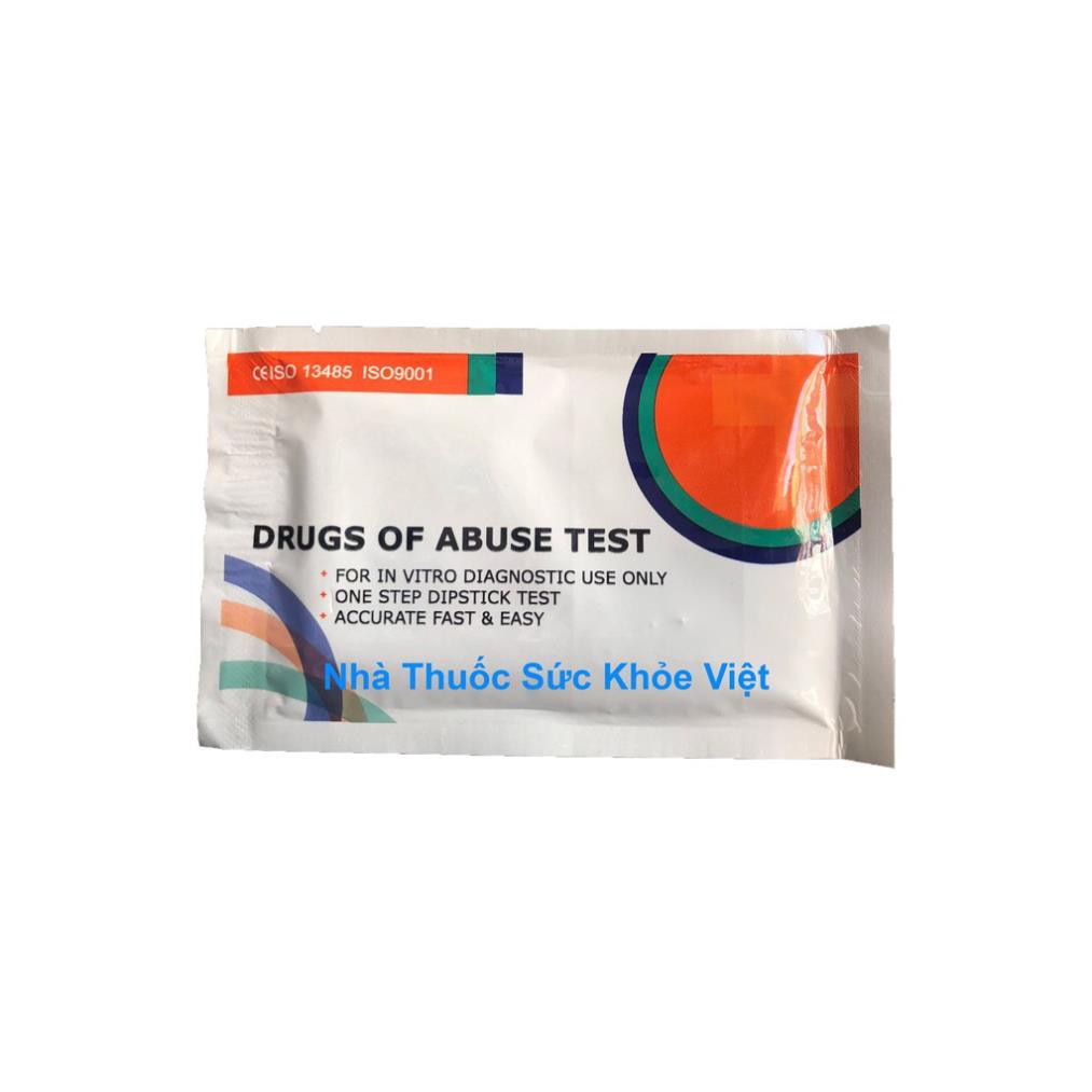 Que Test Thử Ma Túy Drugs Of Abuse Test - Phát Hiện Các Chất Gây Nghiện 4 Chân (Hộp 4 que)