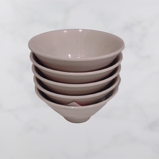 Chén cơm nhựa melami màu Nâu CX15 hàng sang trọng