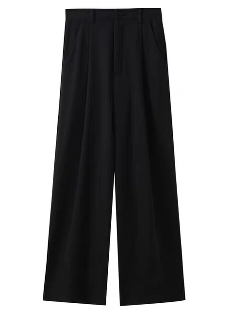 QUẦN ỐNG RỘNG CULOTTES LƯNG CAO DÀI 2 MÀU
