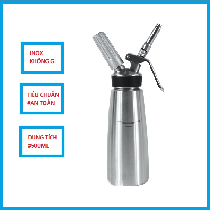 BÌNH XỊT KEM TƯƠI MOSA