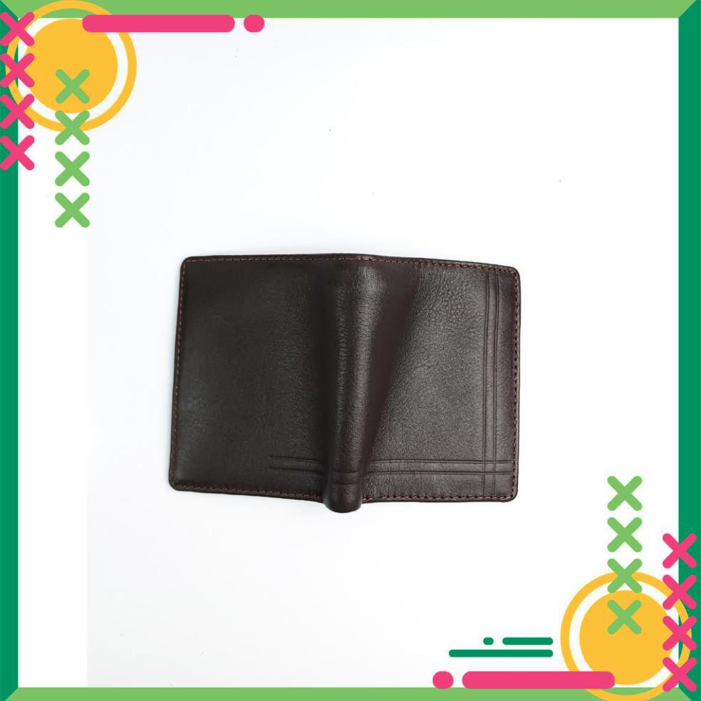 VÍ NAM DA BÒ THẬT NAPAS SỌC [VÍ ĐỨNG] -BH 36TH-NL008