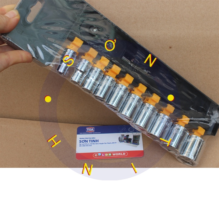 BỘ TUÝP 12 MÓN 3/8 HỆ INCH CÔNG NGHIỆP TOLSEN 15391