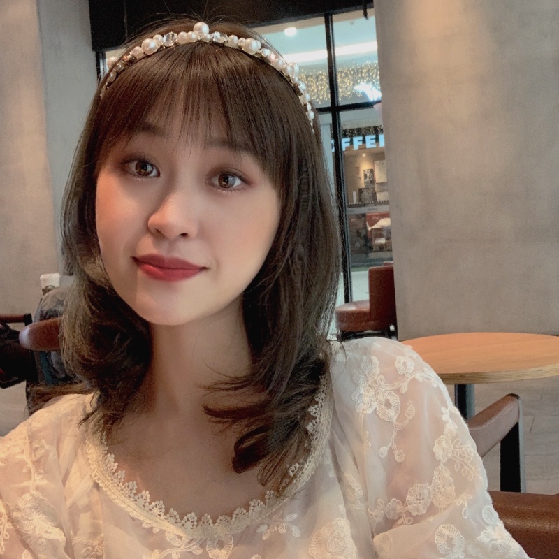 Băng Đô Đính Ngọc Trai Phong Cách Hàn Quốc Cho Nữ