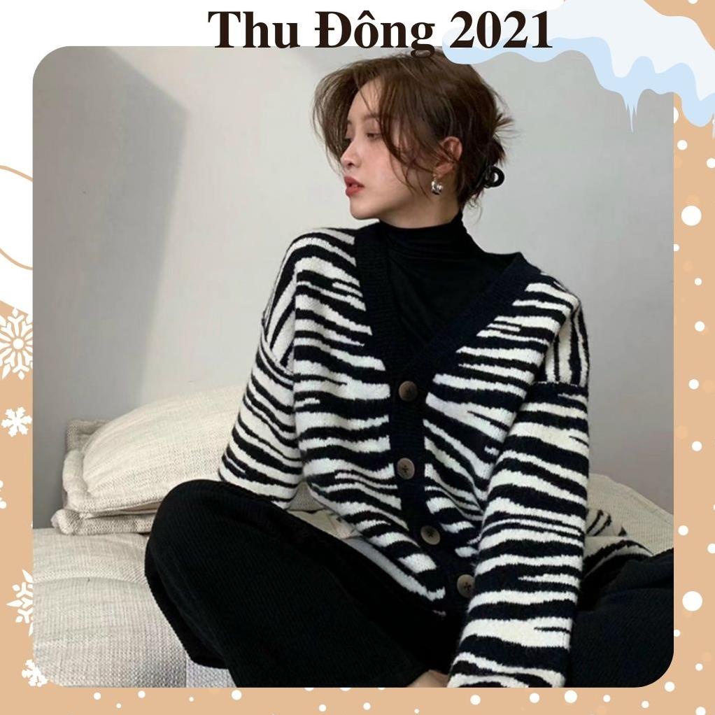 Áo len cardigan nữ, áo len form rộng nữ hàn quốc chất len mềm mịn phong cách trẻ trung mẫu mới thu đông 2021