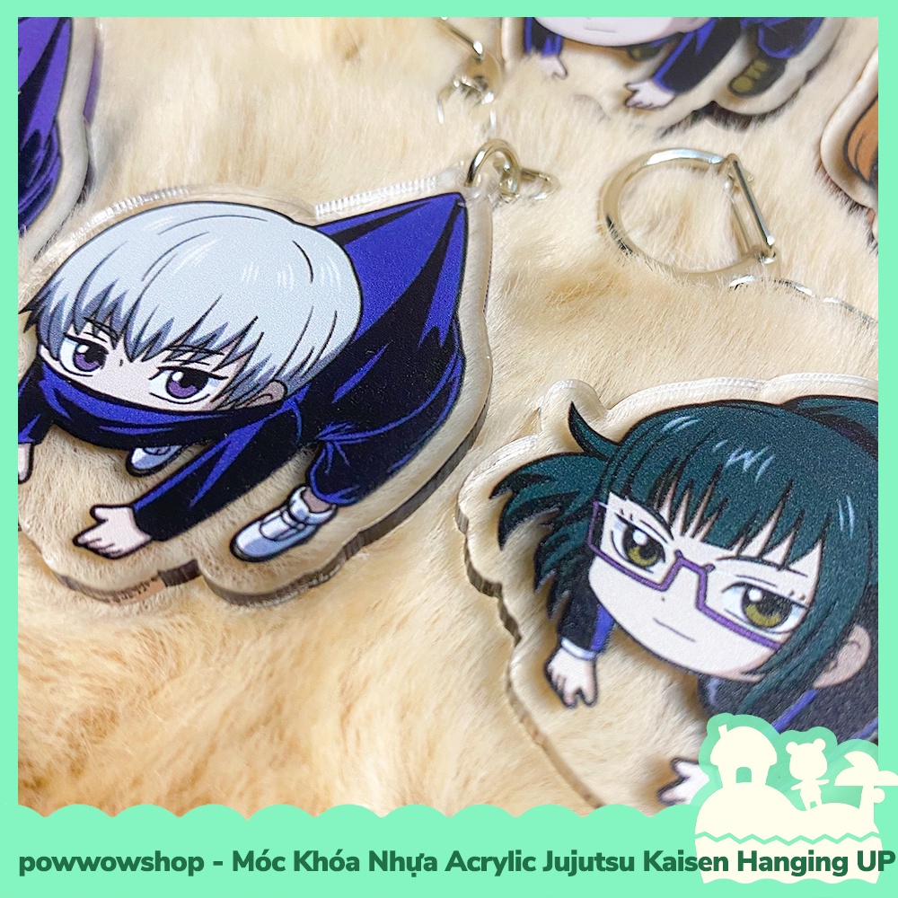 Móc Khóa Nhựa Acrylic Trong Suốt Jujutsu Kaisen Hanging UP