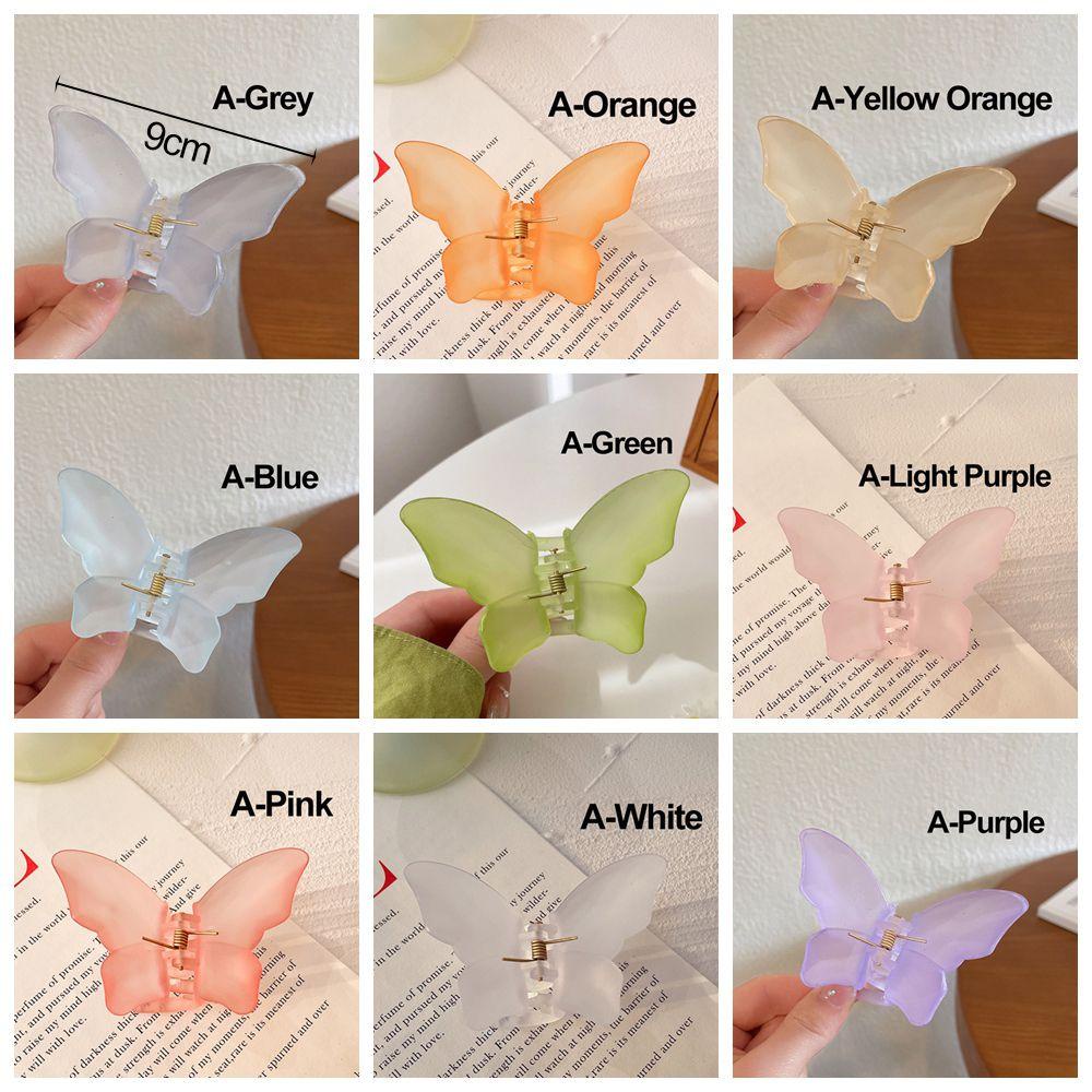 Kẹp Tóc Bướm Acrylic Bán Trong Suốt Thời Trang MIHAN1