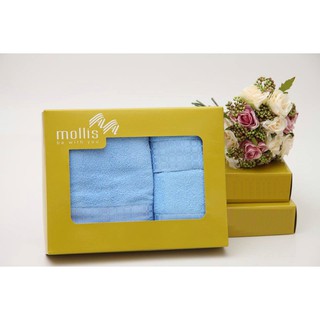 Khăn Tay - Khăn Mặt - Khăn Tắm Mollis Cao Cấp (HMZ5 - FMZ5 - BMZ5)