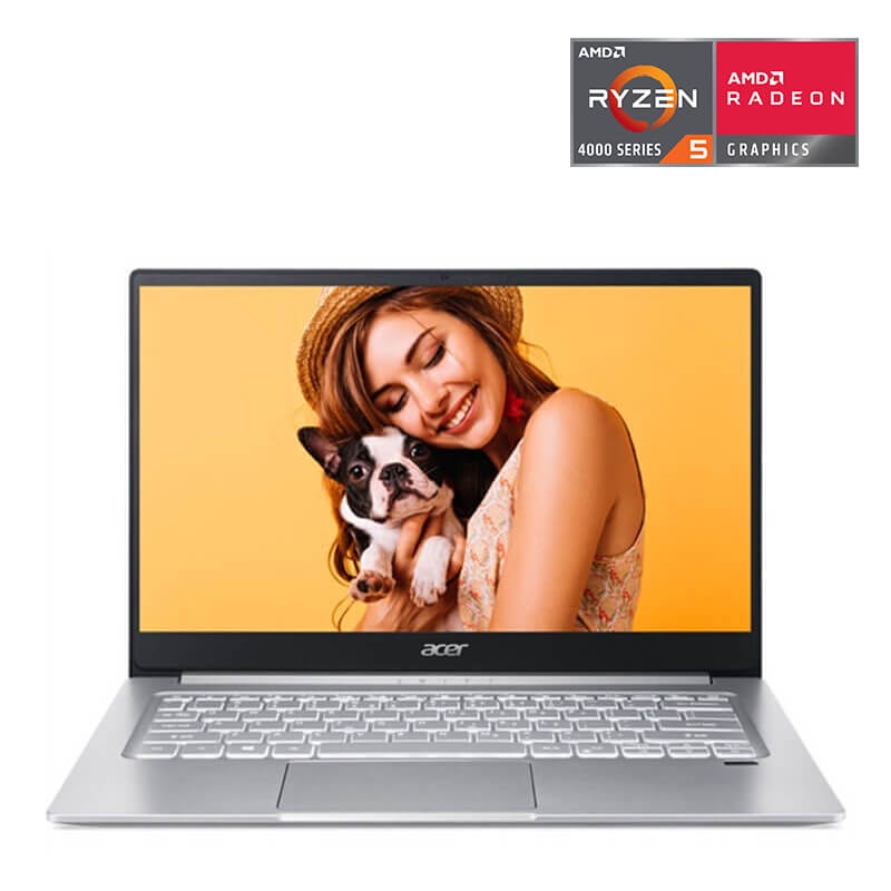 Laptop Acer Swift 3 SF314-42-R0TR (NX.HSESV.002)/ Sliver/ AMD Ryzen 5 4500U (2.30 Ghz, 8 MB)/RAM 16GB DDR4 Onboard/ 1TB