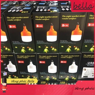 Bóng đèn led tích điện 100W dùng 6h đến 8h.