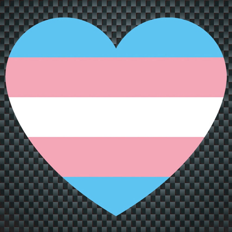 Miếng Dán Trang Trí Xe Hơi Hình Trái Tim Và Chữ Juhuuo Lgbt