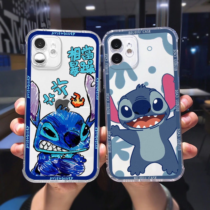 Ốp Điện Thoại Tpu Mềm Chống Sốc In Hình Stitch Cho iPhone 11 12 13 pro max XS X XR XSMax 7 8 6 6s plus SE 2020