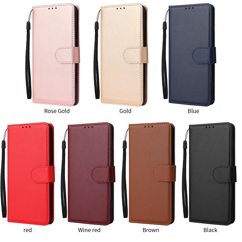 Bao da điện thoại nắp lật ngăn đựng thẻ Samsung A20s A10s A01 M51 M31 M30s M21 M30 M20 M11 M10 A11 A6 A7 A8 A9 Plus | BigBuy360 - bigbuy360.vn