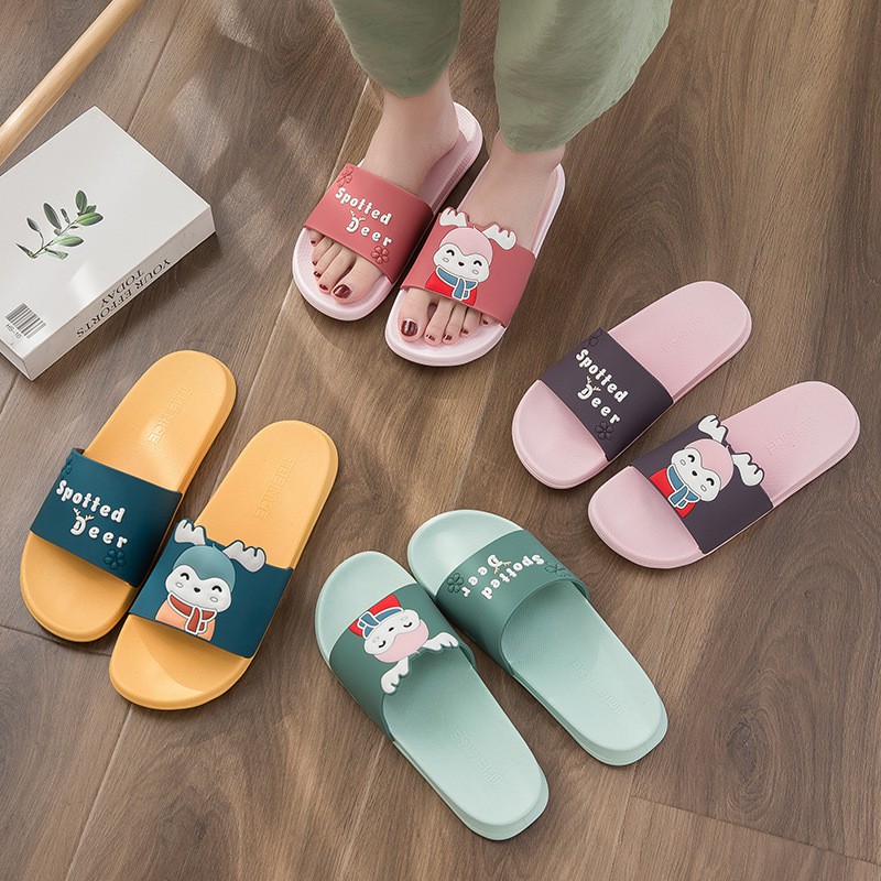 DÉP LÊ DÉP QUAI NGANG THỜI TRANG NỮ HÌNH CÔ BÉ CHOÀNG KHĂN CUTE