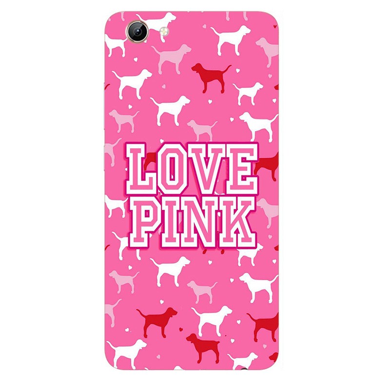 Love Pink Logo Phone Case Vivo 1601 1603 1606 1609 1610 1611 1713 1714 1716 1718 1719 1723 1726 1724 1801 1808 1812 silicone cover