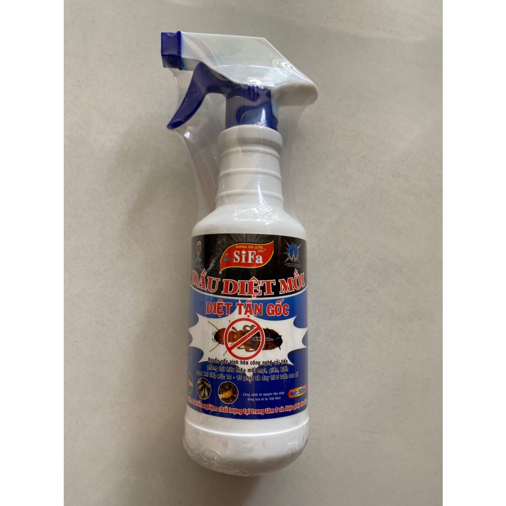 Thuốc diệt mối tận gốc Sifa 500ml cao cấp chính hãng dạng chai xịt cầm tay, dầu diệt côn trùng