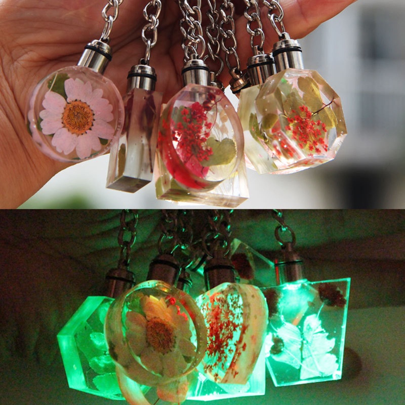 Khuôn Làm Móc Khóa Resin DIY Hình Học Sáng Tạo