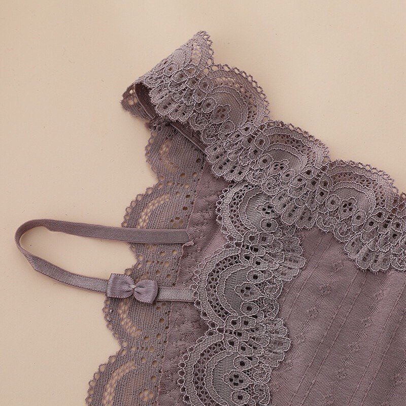 Quần Lót Nữ - Quần Lót Nữ Cotton phối viền ren sóng kèm dây chun 2 bên điệu đà quyến rũ DAN STORE MÃ 2232