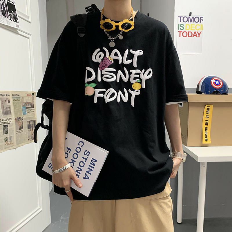 Áo thun tay lỡ Walt Disney Font 🥰🥰🥰😚☺