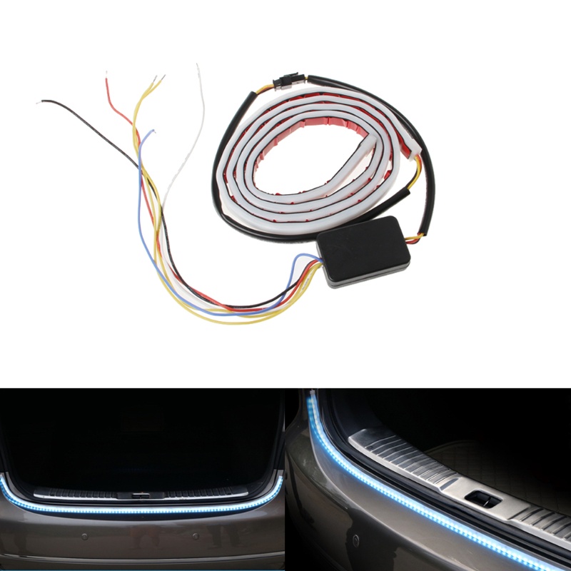 Dây Đèn LED 12V 120cm 12V Linh Hoạt Chống Nước Trang Trí Nội Thất Xe Hơi