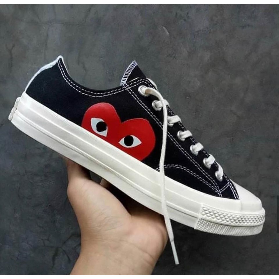 [ CHÍNH HÃNG ] giày sneaker CONVERSEE CDG BLACK | BigBuy360 - bigbuy360.vn