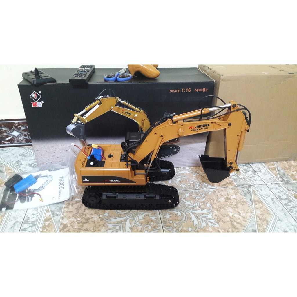 XE MÁY XÚC ĐIỀU KHIỂN 23 KÊNH WEILI 16800