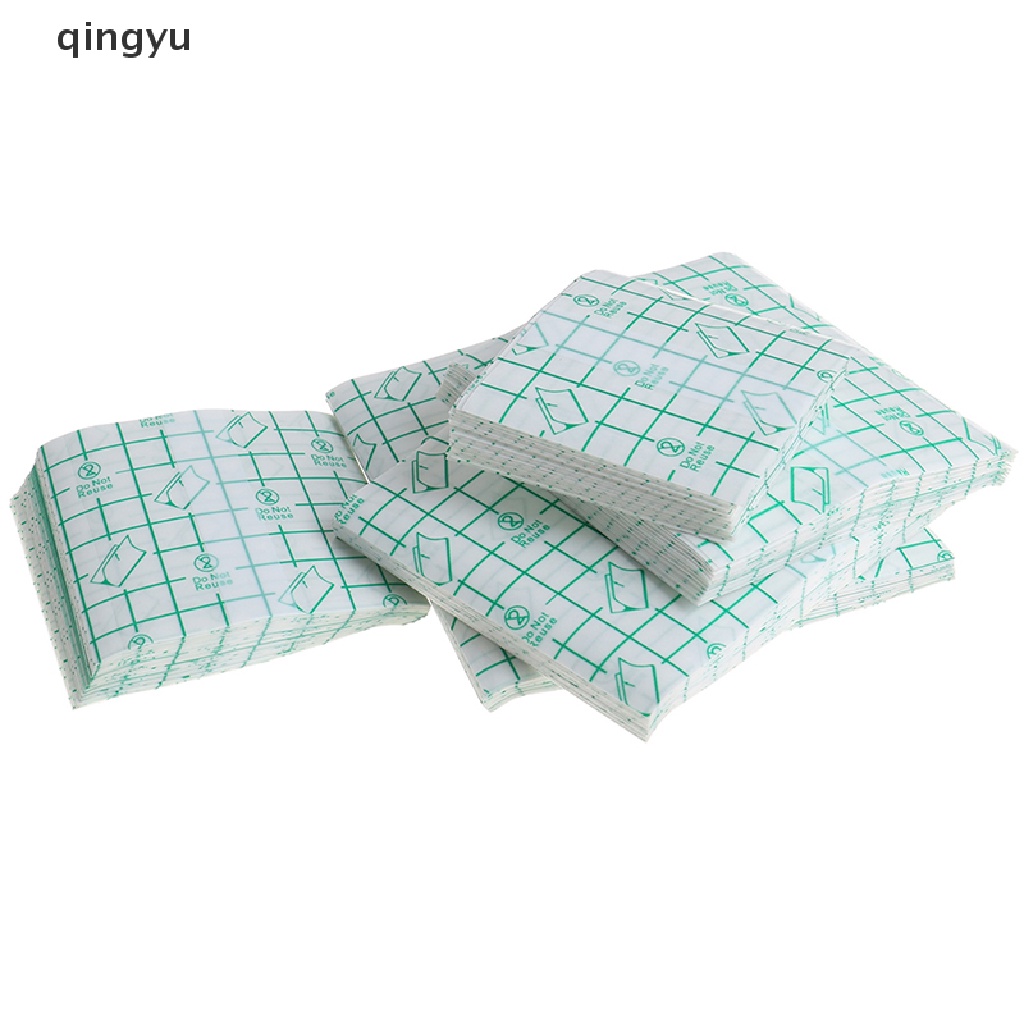 [Hàng mới về] Set 100 miếng băng keo y tế pu chống thấm nước dùng cố định vết thương khi tắm