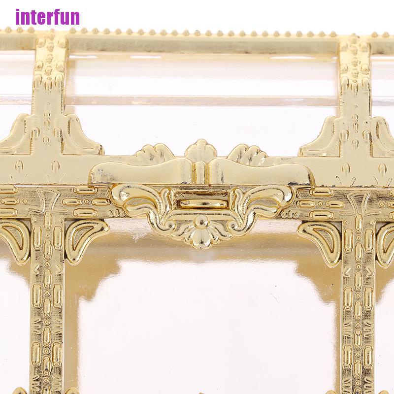 1 hộp đựng kẹo hình rương kho báu màu vàng