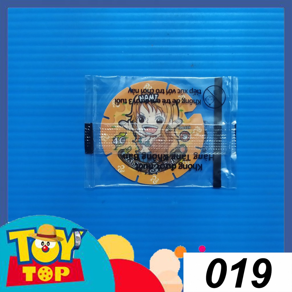 [Một thẻ] Thẻ Toonies One Piece Chibi đầu to Liên minh thủy chiến nhựa lắp ghép tròn xếp hình còn seal phân loại 1