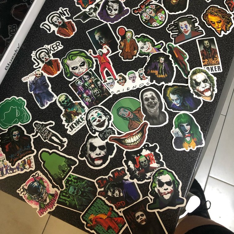 10/ 25/ 50 Miếng dán PVC chống thấm nước họa tiết graffiti vui nhộn trang trí đa năng