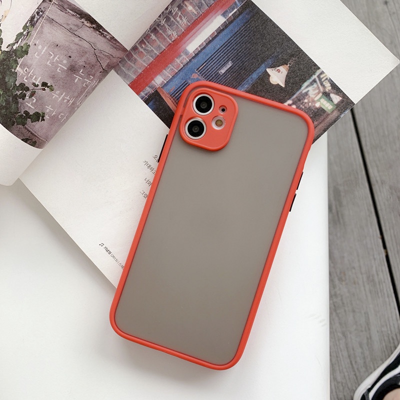 Ốp lưng iphone Basic Viền nhựa dẻo mặt nhám 6s/6plus/6splus/7plus/8plus/x/xs/xs max/11/11promax/12promax/13/13promax
