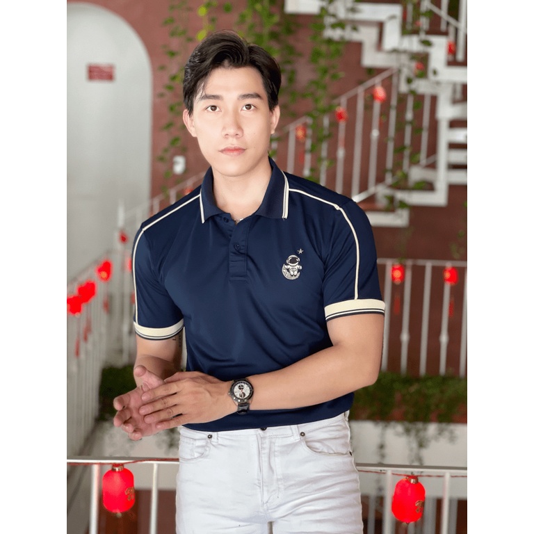 (HCM) ÁO THUN NAM CỔ BẺ TAY NGẮN FORM CHUẨN ÔM NGƯỜI - THỜI TRANG NAM NAM TÍNH SOÁI CA HÀN QUỐC KME FASHION