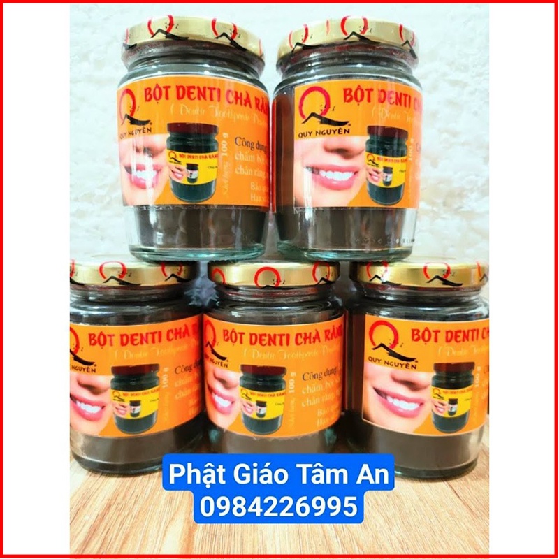 Bột Denti Chà Răng Quy Nguyên Không Chất Bảo Quản 100g - NMOFF