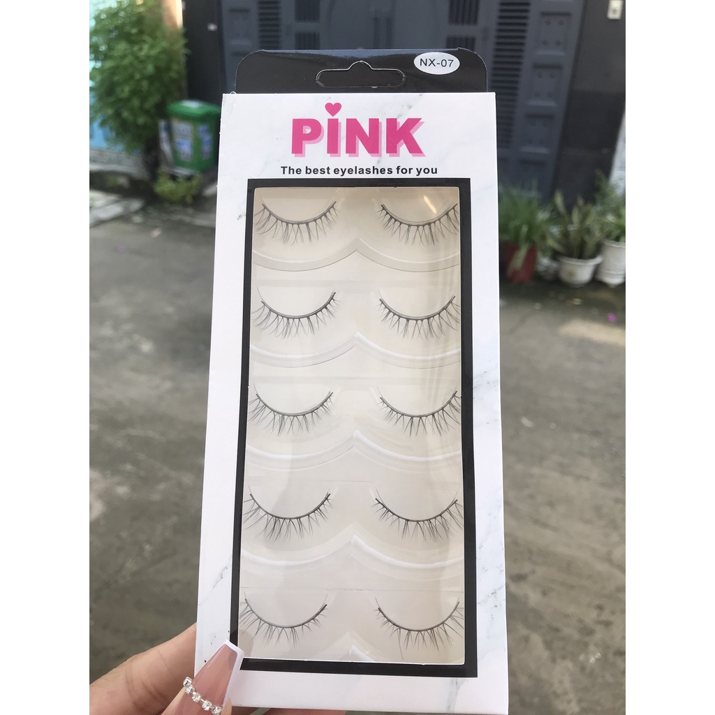 Mi giả 5 cặp PINK cao cấp
