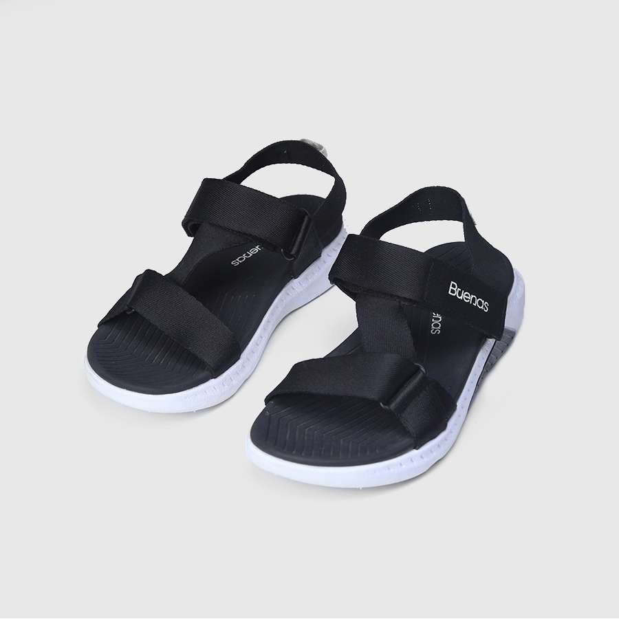 Giày sandal nam nữ quai chéo đi học Buenas - F7