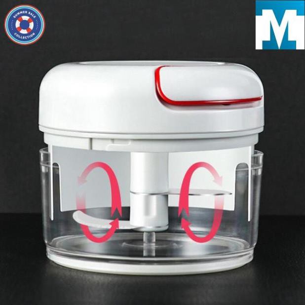 Xay tỏi ớt mini bằng tay Mini Food Chopper, máy xay thịt thực phẩm