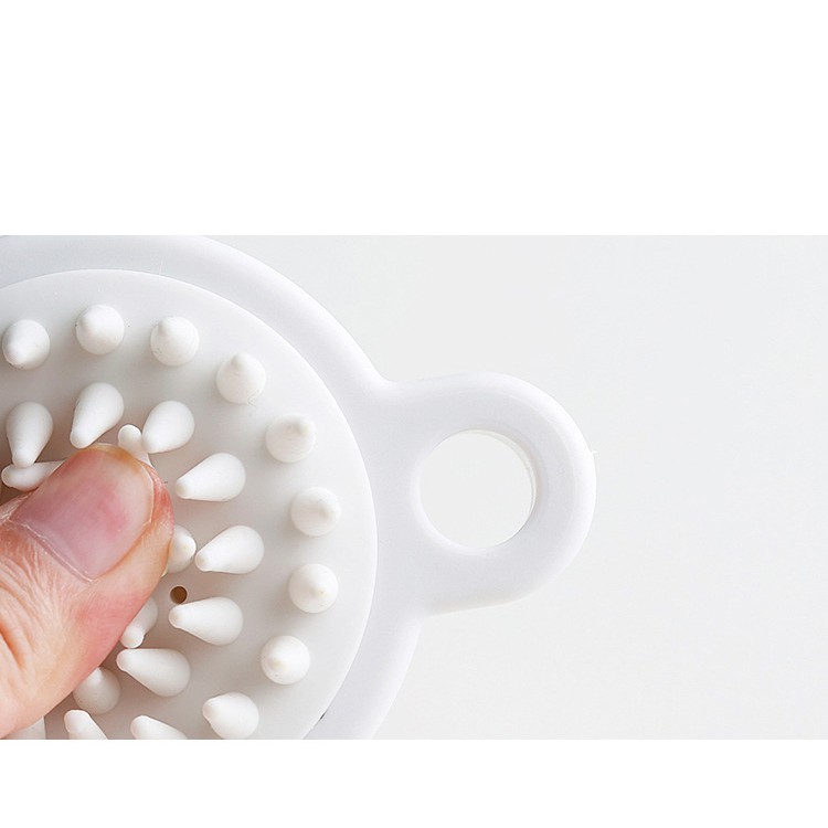 Lược gội đầu Silicone Nhật mát xa da đầu giảm rụng tóc kích thích mọc tóc