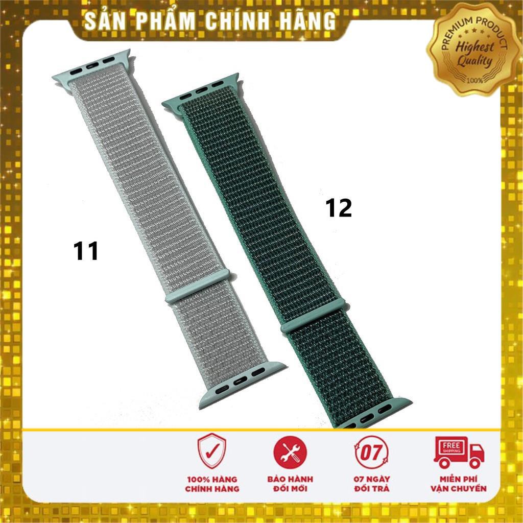 Dây Nylon Sport Loop Apple Watch 38mm/40mm 42mm/44mm tương thích Gen 1 Gen 2 Siri 2 3 4 5