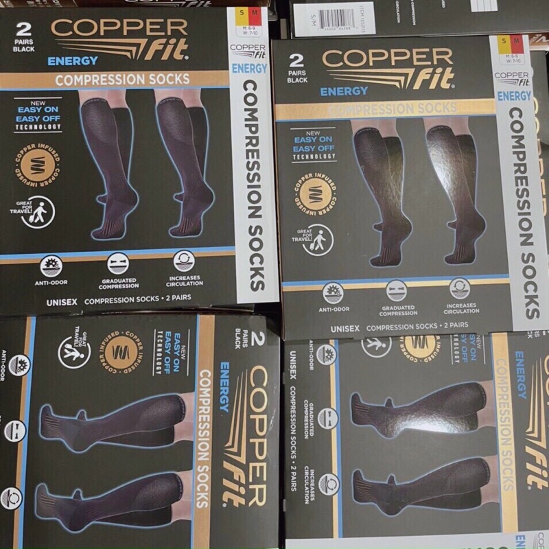Vớ ( tất) nén chống giãn tĩnh mạch Copper Fit