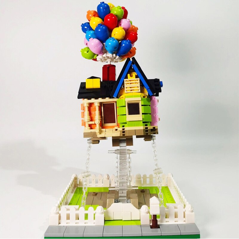 Đồ chơi xếp hình lắp ráp mô hình Balloon House Tensegrity Sculptures Anti Gravity Dynamics Physics Balance DK 7025