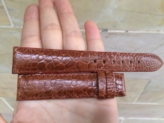 Dây Đồng Hồ Da Đà Điểu Size 18