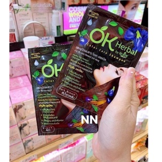 Gói gội nhuộm tóc nhân sâm OK Herbal